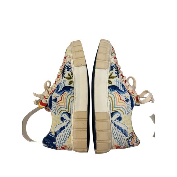 FARM Rio Sneakers Womens 8 Copacabana Flatform Platform Canvas Tropical NWT - Picture 5 of 14